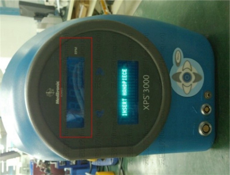 美敦力XPS3000主機，開機黑屏，手柄不轉.jpg