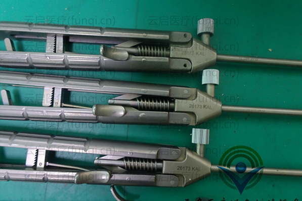 STORZ 26173 KAL 持針器 拉桿連接斷，鉗頭打不開